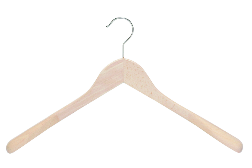 PLBL - Cintre en bois épaules avec encoches pour chemises robes et vestes -  Le Cintre Francais