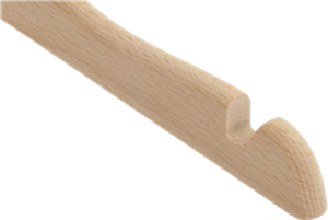 Cintre pour costume en bois massif avec barre - 456